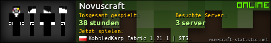 Benutzerleisten 560x90 für Novuscraft