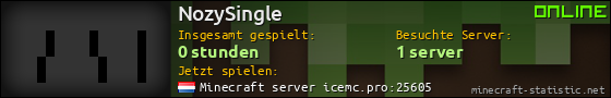 Benutzerleisten 560x90 für NozySingle