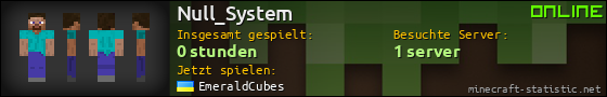 Benutzerleisten 560x90 für Null_System