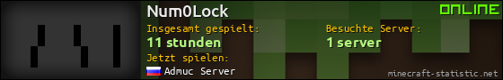 Benutzerleisten 560x90 für Num0Lock