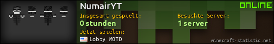 Benutzerleisten 560x90 für NumairYT
