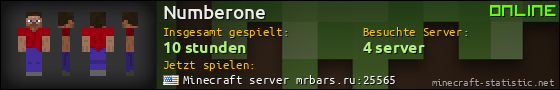 Benutzerleisten 560x90 für Numberone