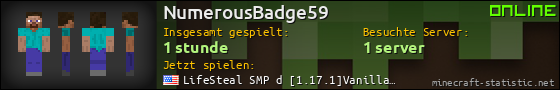 Benutzerleisten 560x90 für NumerousBadge59