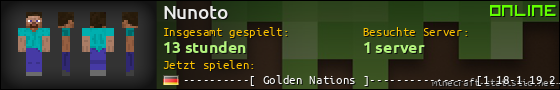 Benutzerleisten 560x90 für Nunoto