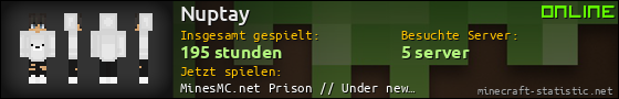 Benutzerleisten 560x90 für Nuptay