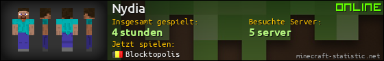 Benutzerleisten 560x90 für Nydia
