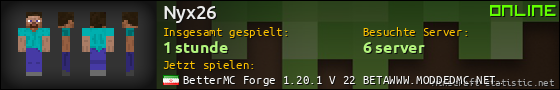 Benutzerleisten 560x90 für Nyx26
