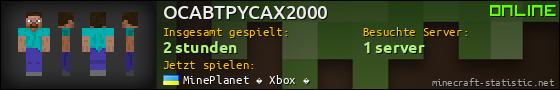 Benutzerleisten 560x90 für OCABTPYCAX2000