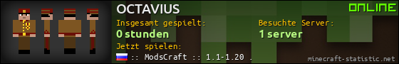 Benutzerleisten 560x90 für OCTAVIUS