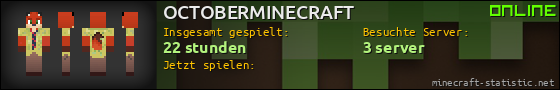 Benutzerleisten 560x90 für OCTOBERMINECRAFT