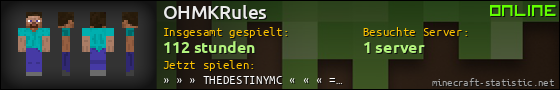 Benutzerleisten 560x90 für OHMKRules