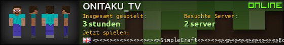 Benutzerleisten 560x90 für ONITAKU_TV