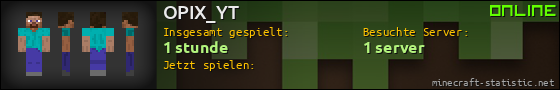 Benutzerleisten 560x90 für OPIX_YT