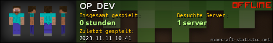 Benutzerleisten 560x90 für OP_DEV