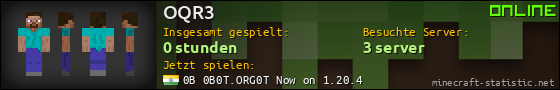 Benutzerleisten 560x90 für OQR3