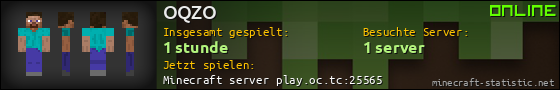 Benutzerleisten 560x90 für OQZO