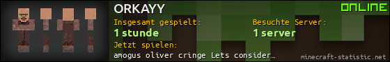 Benutzerleisten 560x90 für ORKAYY
