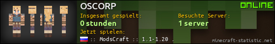 Benutzerleisten 560x90 für OSCORP