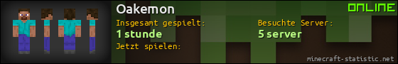 Benutzerleisten 560x90 für Oakemon