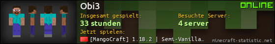 Benutzerleisten 560x90 für Obi3