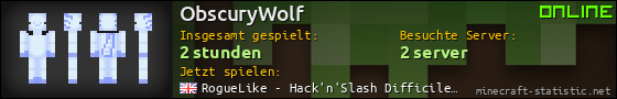 Benutzerleisten 560x90 für ObscuryWolf