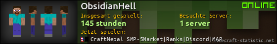 Benutzerleisten 560x90 für ObsidianHell