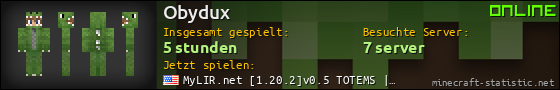 Benutzerleisten 560x90 für Obydux