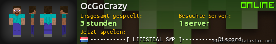 Benutzerleisten 560x90 für OcGoCrazy