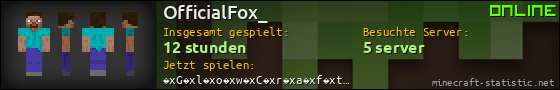 Benutzerleisten 560x90 für OfficialFox_