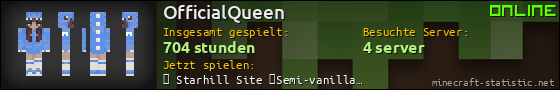 Benutzerleisten 560x90 für OfficialQueen