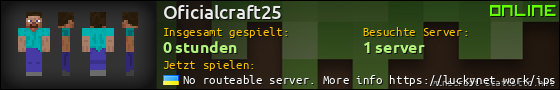 Benutzerleisten 560x90 für Oficialcraft25