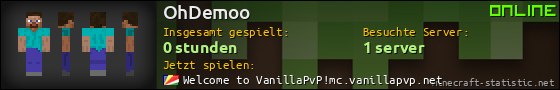 Benutzerleisten 560x90 für OhDemoo