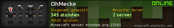 Benutzerleisten 560x90 für OhMecke