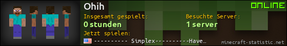 Benutzerleisten 560x90 für Ohih