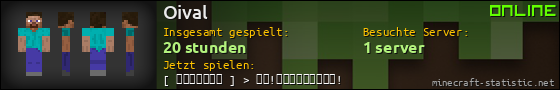 Benutzerleisten 560x90 für Oival