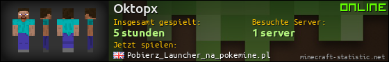 Benutzerleisten 560x90 für Oktopx