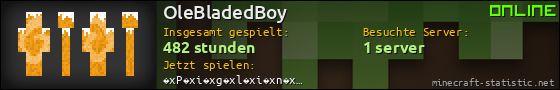 Benutzerleisten 560x90 für OleBladedBoy