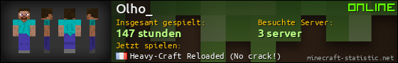 Benutzerleisten 560x90 für Olho_