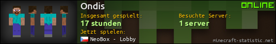 Benutzerleisten 560x90 für Ondis
