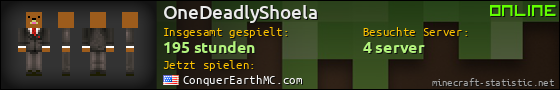 Benutzerleisten 560x90 für OneDeadlyShoela