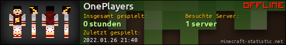 Benutzerleisten 560x90 für OnePlayers