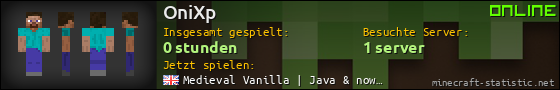 Benutzerleisten 560x90 für OniXp
