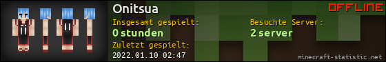 Benutzerleisten 560x90 für Onitsua