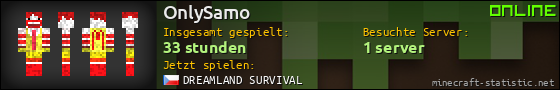 Benutzerleisten 560x90 für OnlySamo