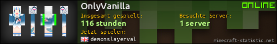 Benutzerleisten 560x90 für OnlyVanilla