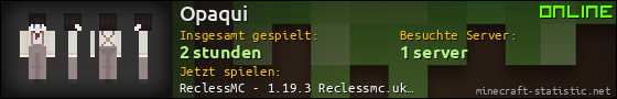 Benutzerleisten 560x90 für Opaqui
