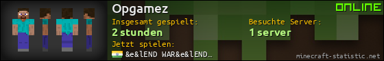 Benutzerleisten 560x90 für Opgamez