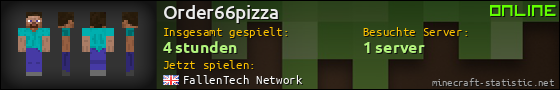 Benutzerleisten 560x90 für Order66pizza