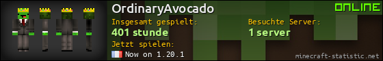 Benutzerleisten 560x90 für OrdinaryAvocado