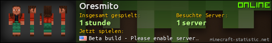 Benutzerleisten 560x90 für Oresmito